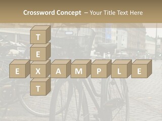 Copenhagen Bycicle PowerPoint Template