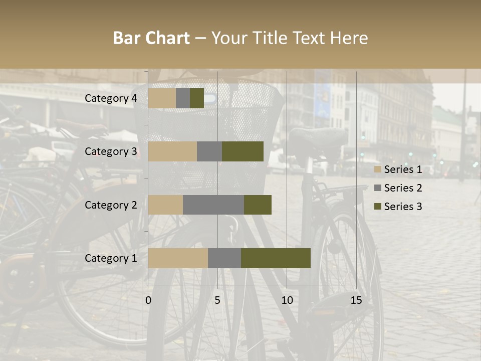 Copenhagen Bycicle PowerPoint Template