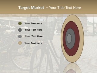 Copenhagen Bycicle PowerPoint Template