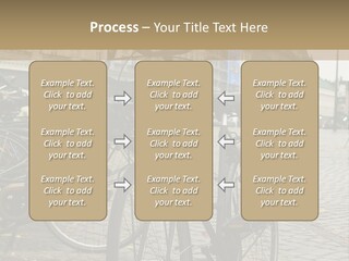 Copenhagen Bycicle PowerPoint Template