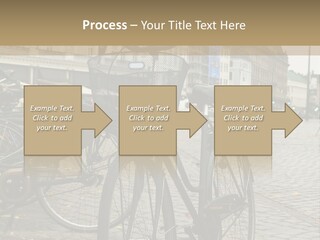 Copenhagen Bycicle PowerPoint Template