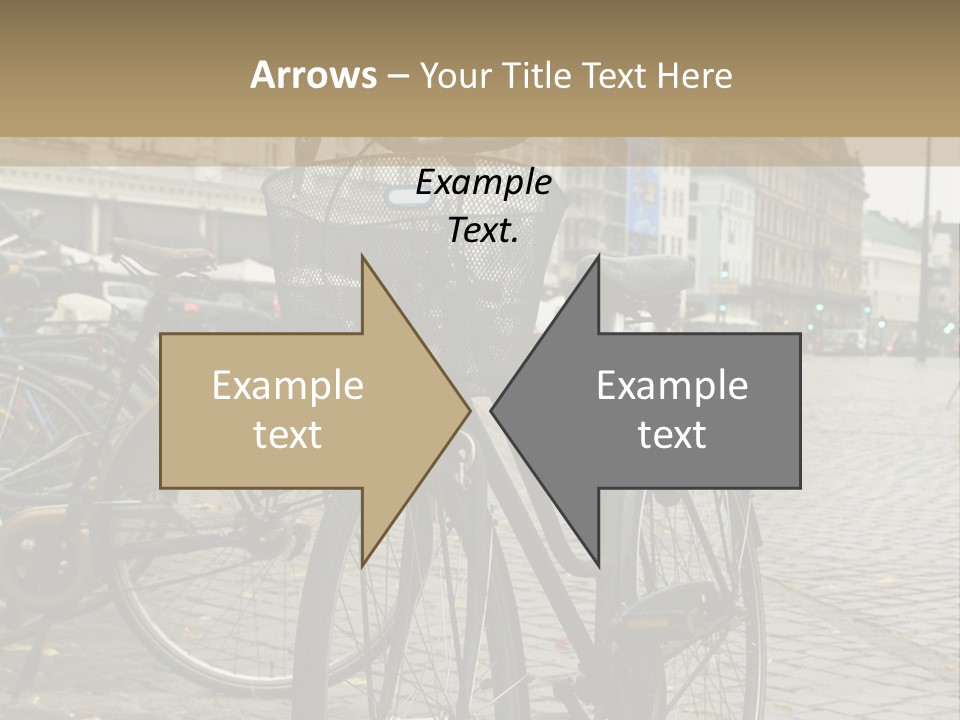 Copenhagen Bycicle PowerPoint Template