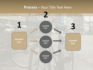 Copenhagen Bycicle PowerPoint Template