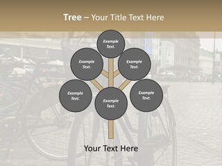 Copenhagen Bycicle PowerPoint Template