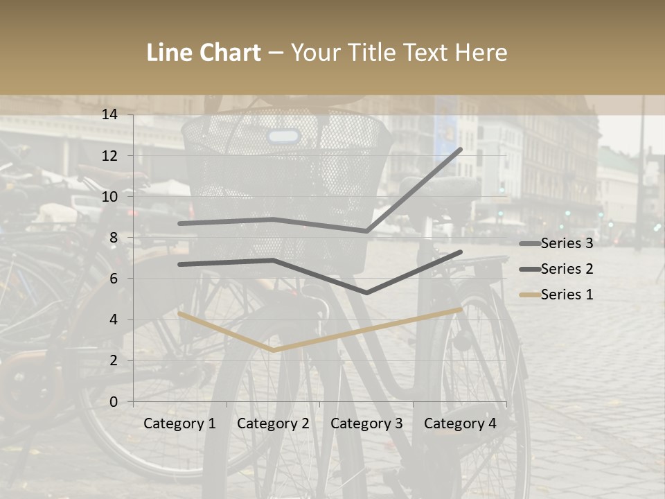Copenhagen Bycicle PowerPoint Template