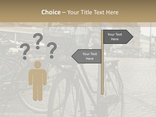 Copenhagen Bycicle PowerPoint Template