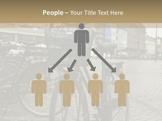 Copenhagen Bycicle PowerPoint Template