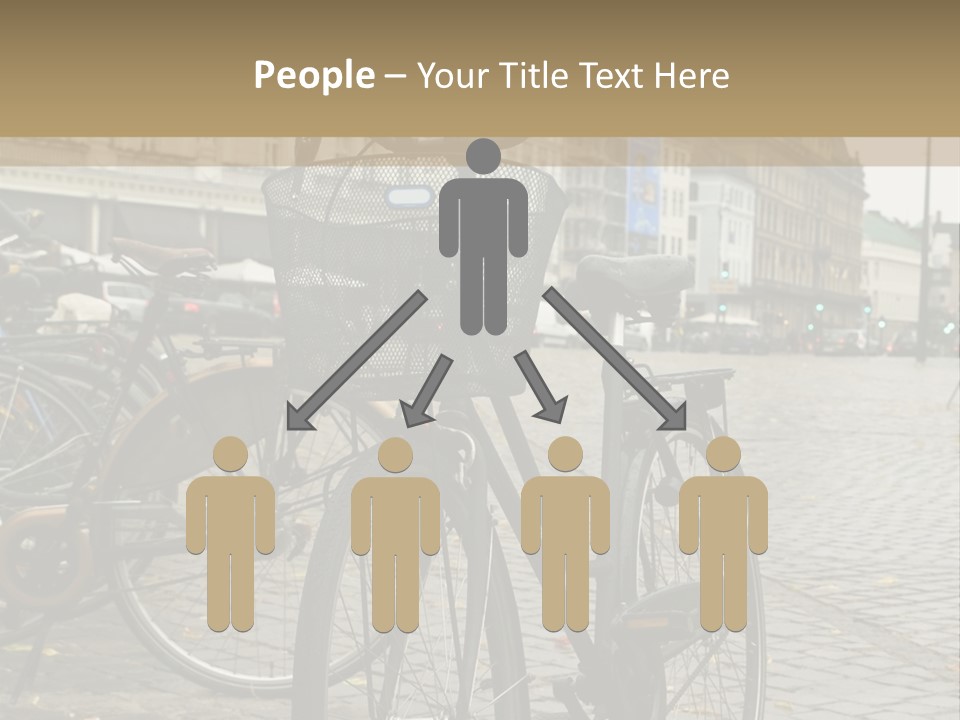 Copenhagen Bycicle PowerPoint Template