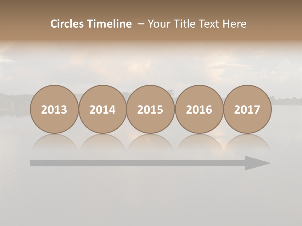 Mirrored Rainforest Line On The Rio Negro In The Amazon River Basin, Brazil, South America PowerPoint Template
