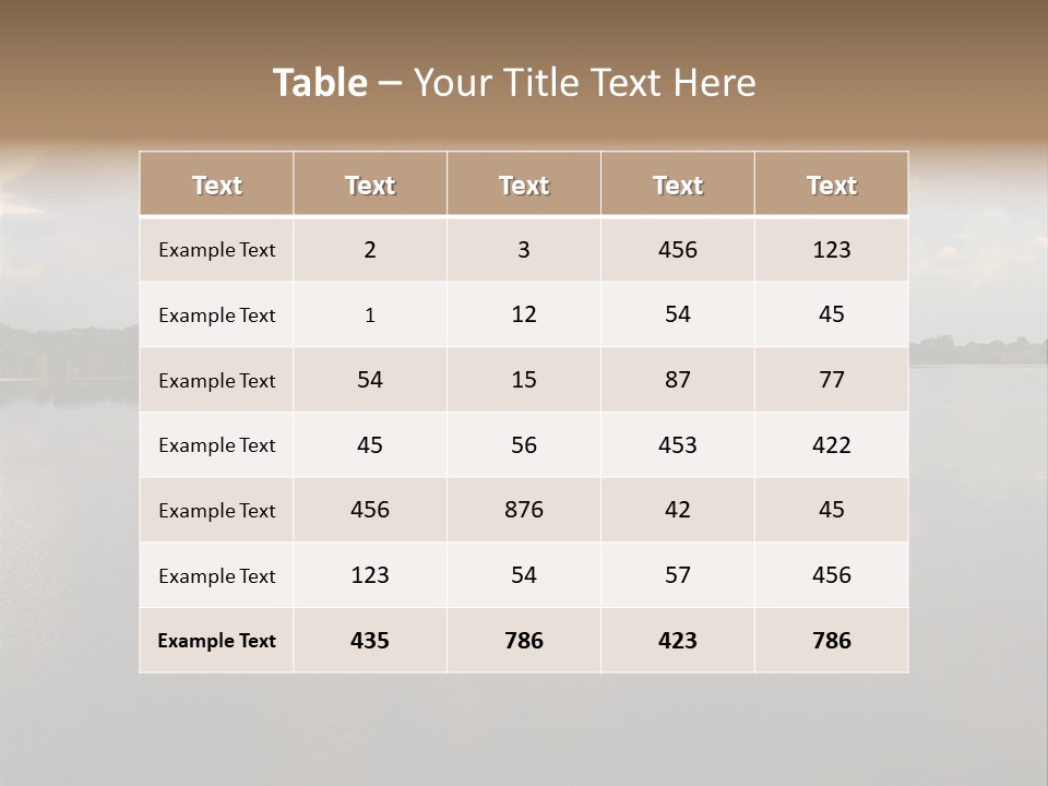 Mirrored Rainforest Line On The Rio Negro In The Amazon River Basin, Brazil, South America PowerPoint Template