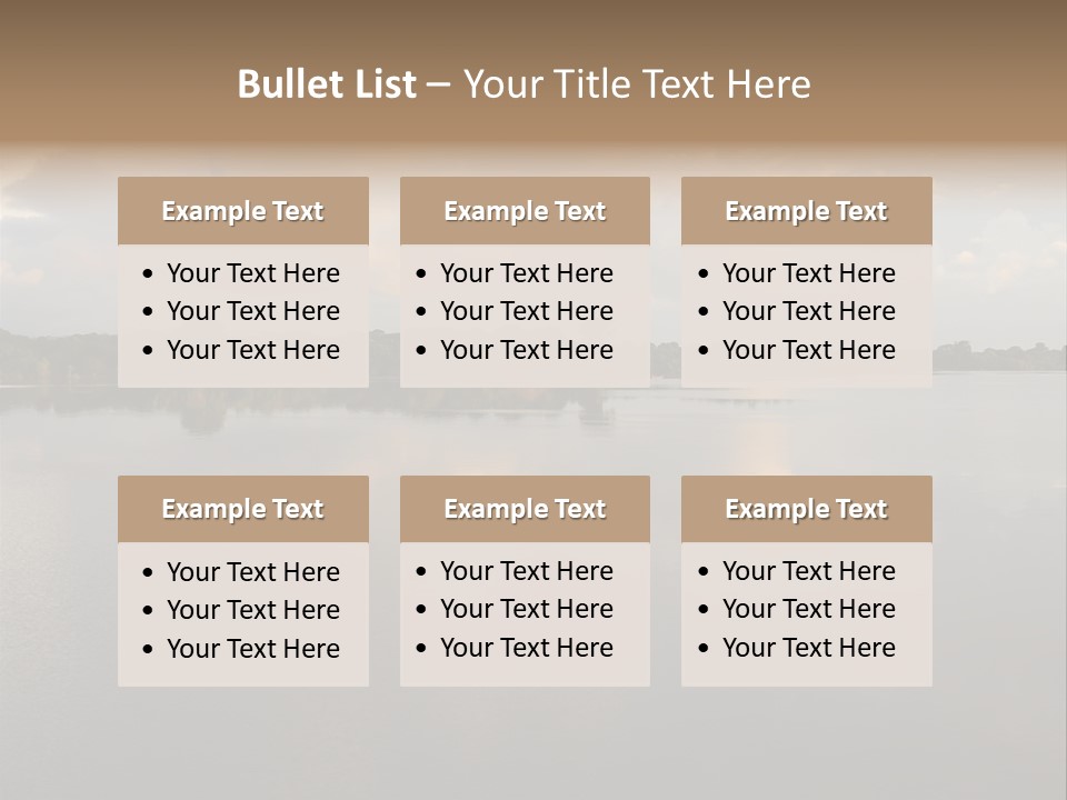 Mirrored Rainforest Line On The Rio Negro In The Amazon River Basin, Brazil, South America PowerPoint Template