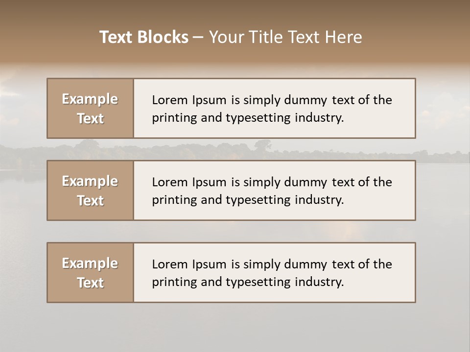 Mirrored Rainforest Line On The Rio Negro In The Amazon River Basin, Brazil, South America PowerPoint Template