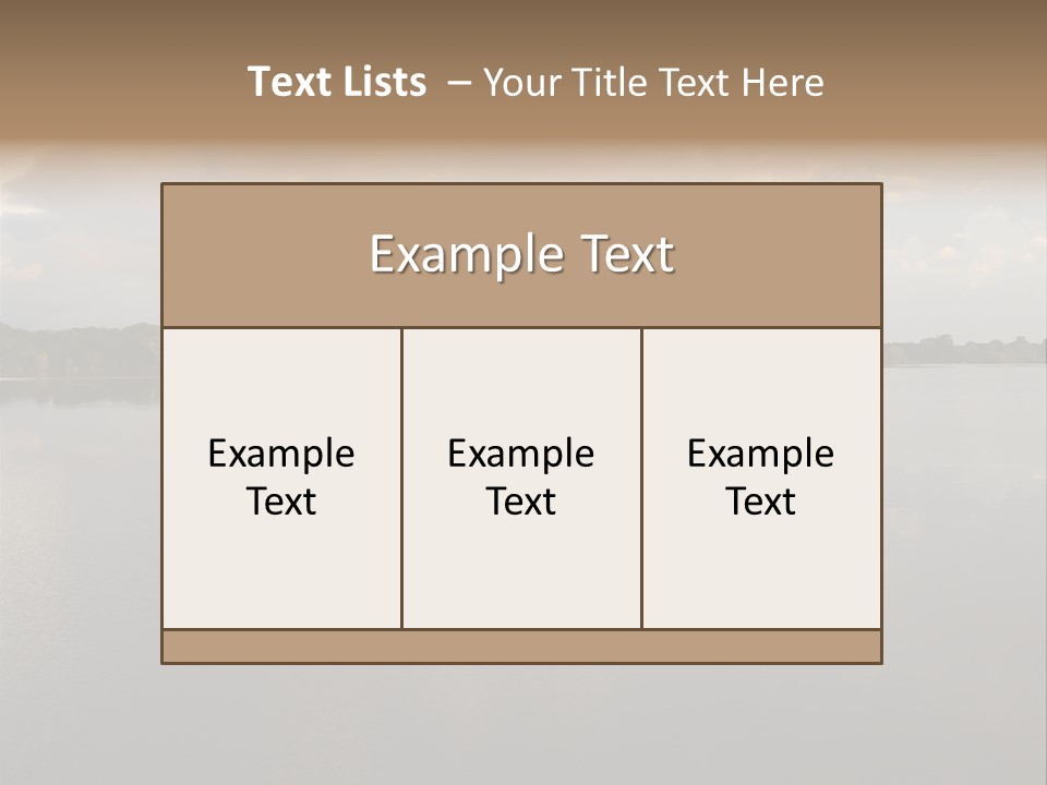 Mirrored Rainforest Line On The Rio Negro In The Amazon River Basin, Brazil, South America PowerPoint Template