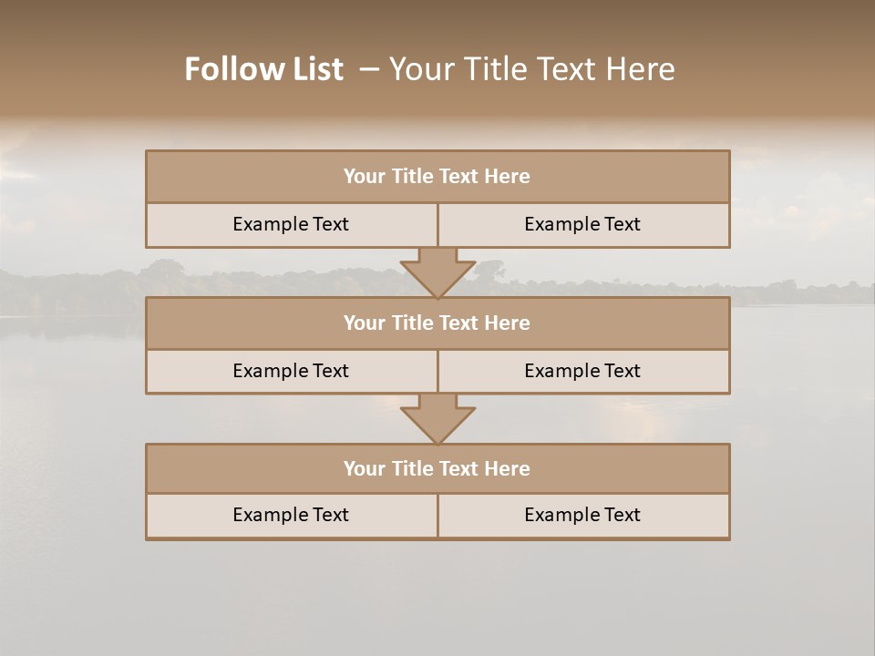 Mirrored Rainforest Line On The Rio Negro In The Amazon River Basin, Brazil, South America PowerPoint Template
