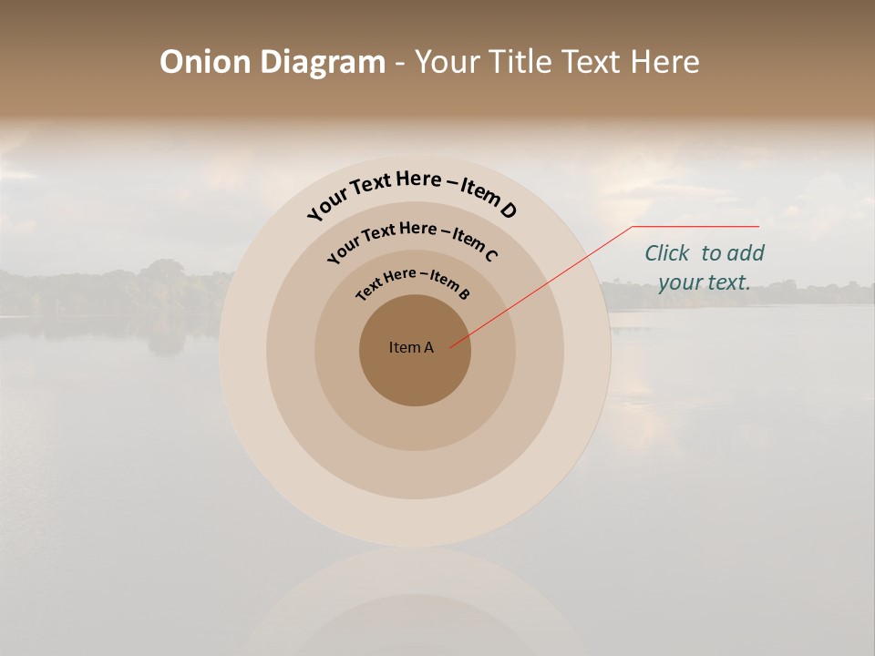Mirrored Rainforest Line On The Rio Negro In The Amazon River Basin, Brazil, South America PowerPoint Template