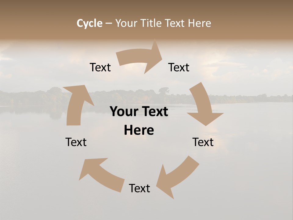 Mirrored Rainforest Line On The Rio Negro In The Amazon River Basin, Brazil, South America PowerPoint Template