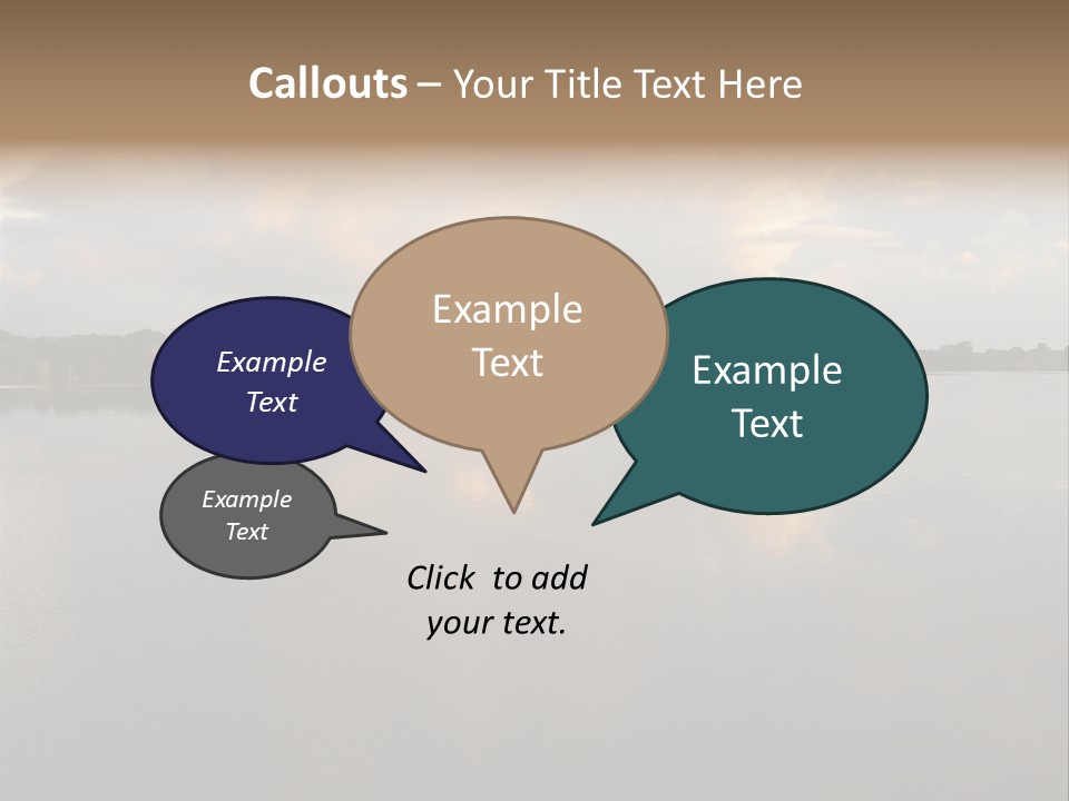 Mirrored Rainforest Line On The Rio Negro In The Amazon River Basin, Brazil, South America PowerPoint Template