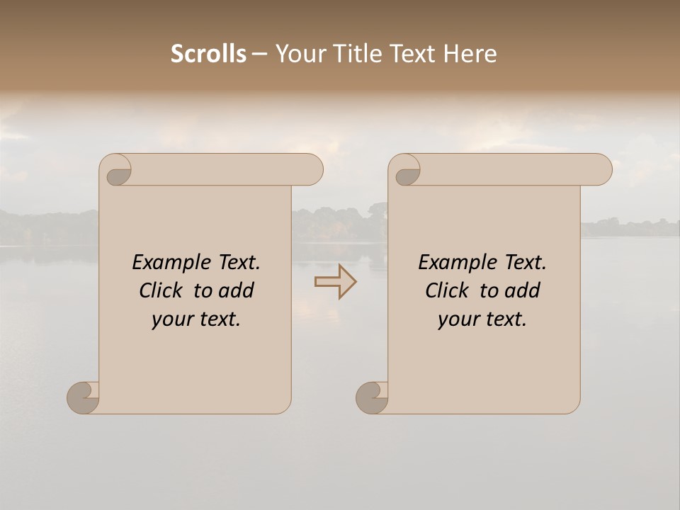 Mirrored Rainforest Line On The Rio Negro In The Amazon River Basin, Brazil, South America PowerPoint Template