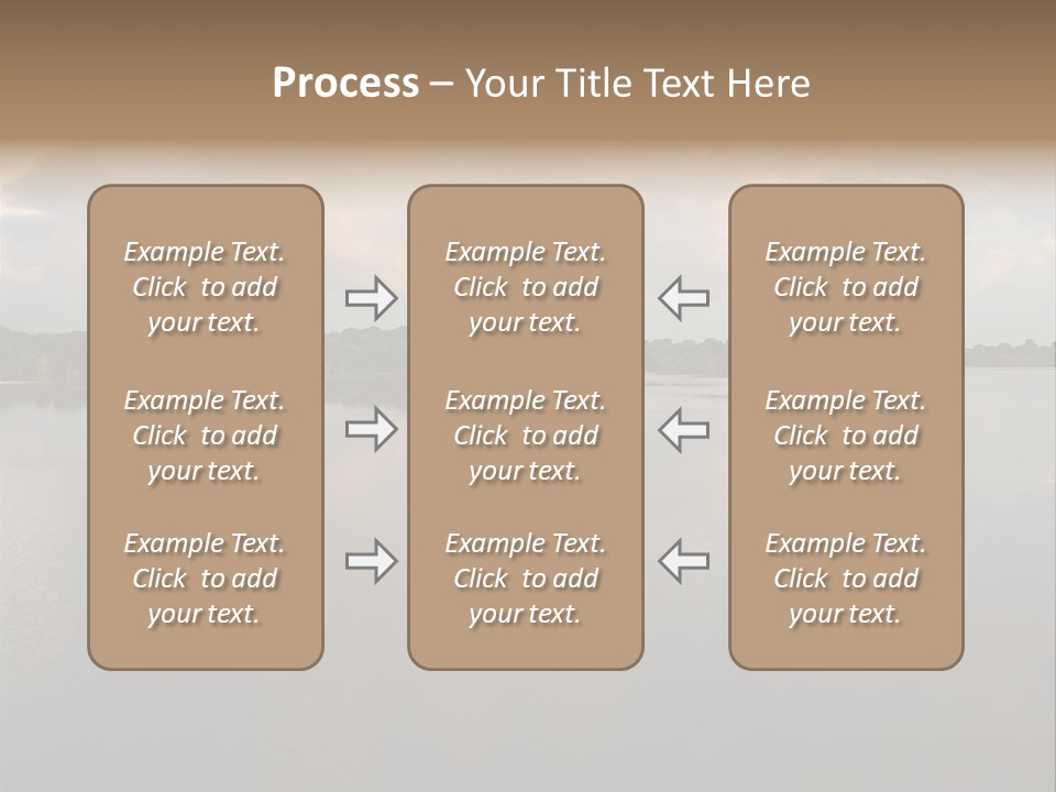 Mirrored Rainforest Line On The Rio Negro In The Amazon River Basin, Brazil, South America PowerPoint Template