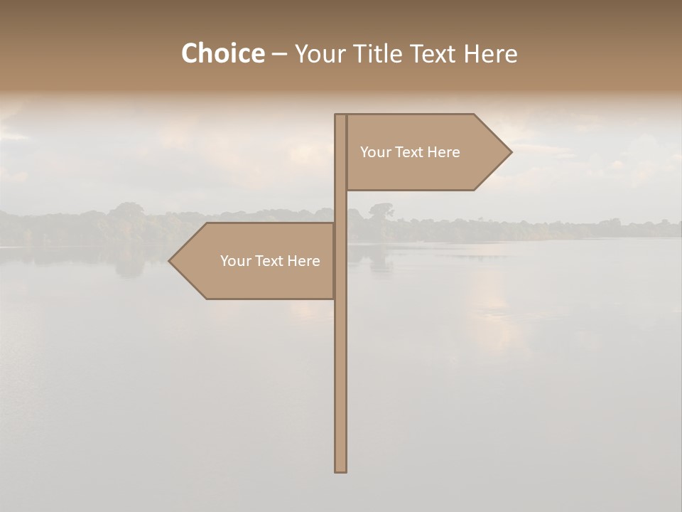 Mirrored Rainforest Line On The Rio Negro In The Amazon River Basin, Brazil, South America PowerPoint Template