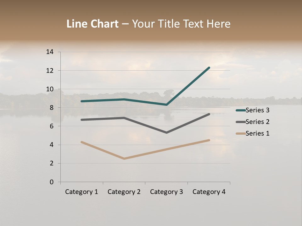 Mirrored Rainforest Line On The Rio Negro In The Amazon River Basin, Brazil, South America PowerPoint Template