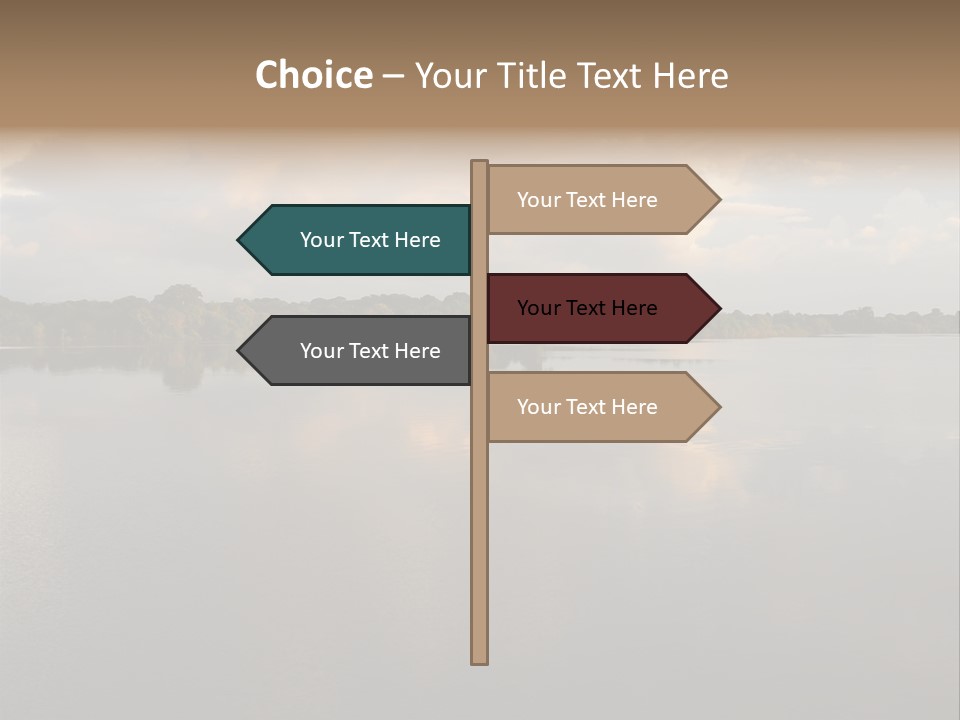 Mirrored Rainforest Line On The Rio Negro In The Amazon River Basin, Brazil, South America PowerPoint Template