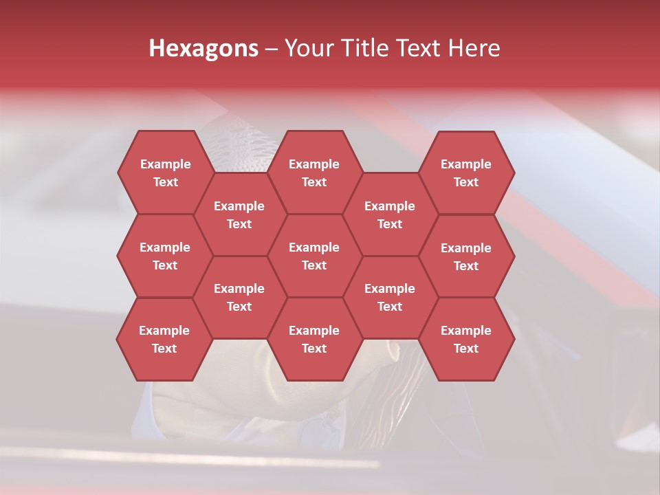 A Little Baby Driving Car PowerPoint Template