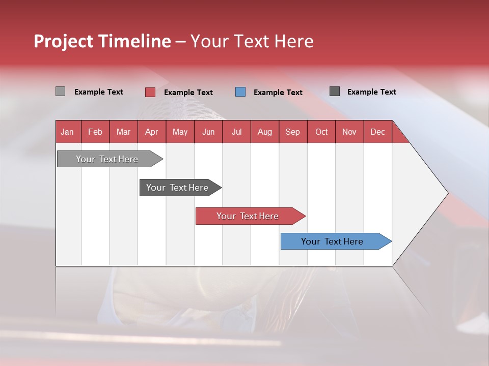 A Little Baby Driving Car PowerPoint Template