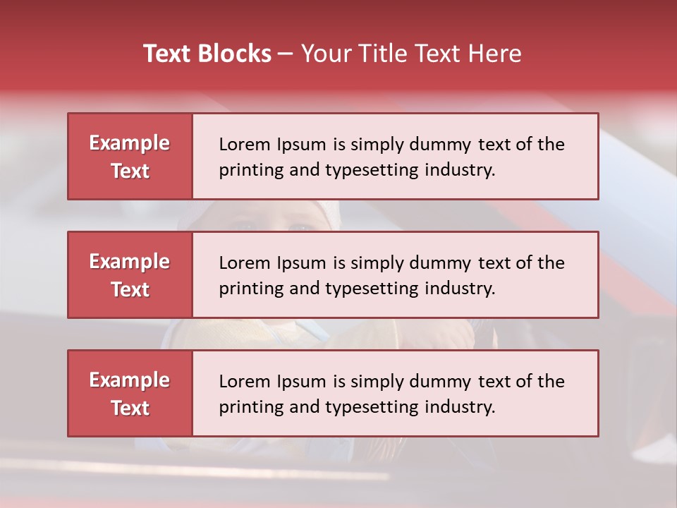 A Little Baby Driving Car PowerPoint Template