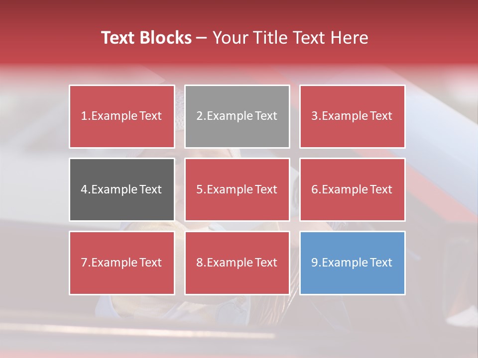 A Little Baby Driving Car PowerPoint Template