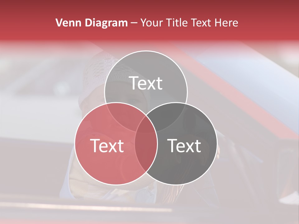 A Little Baby Driving Car PowerPoint Template