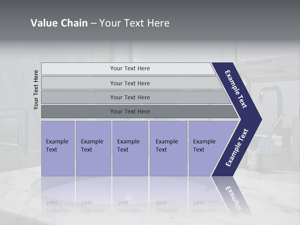 Contemporary Marble Bathroom PowerPoint Template