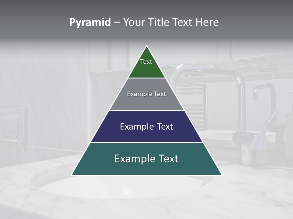 Contemporary Marble Bathroom PowerPoint Template