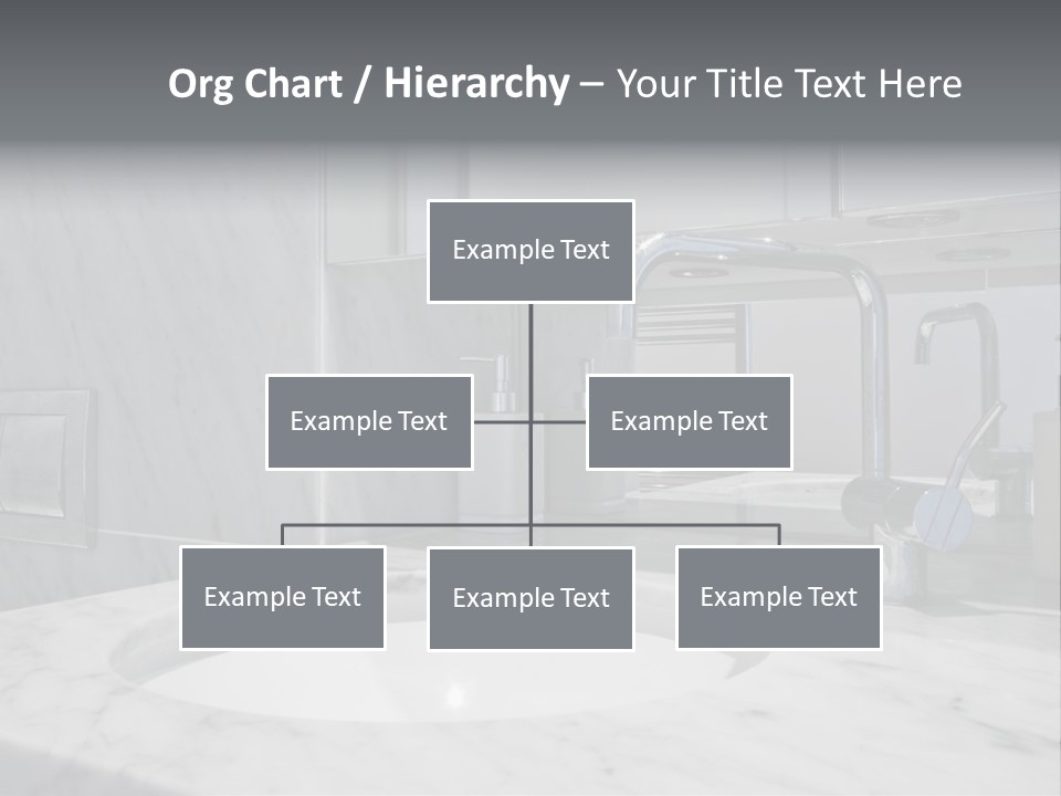 Contemporary Marble Bathroom PowerPoint Template
