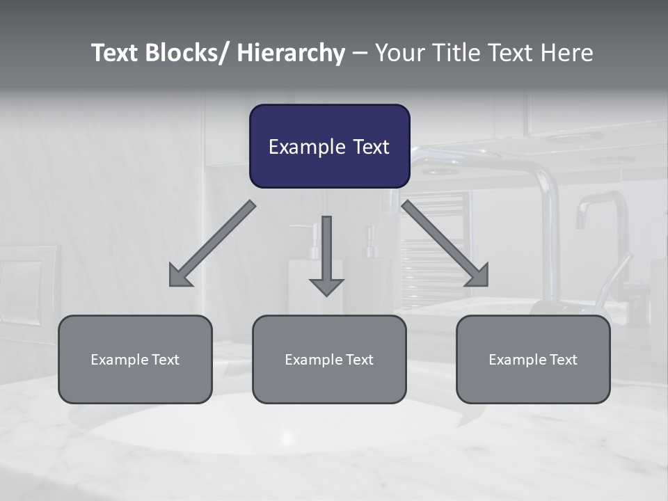 Contemporary Marble Bathroom PowerPoint Template