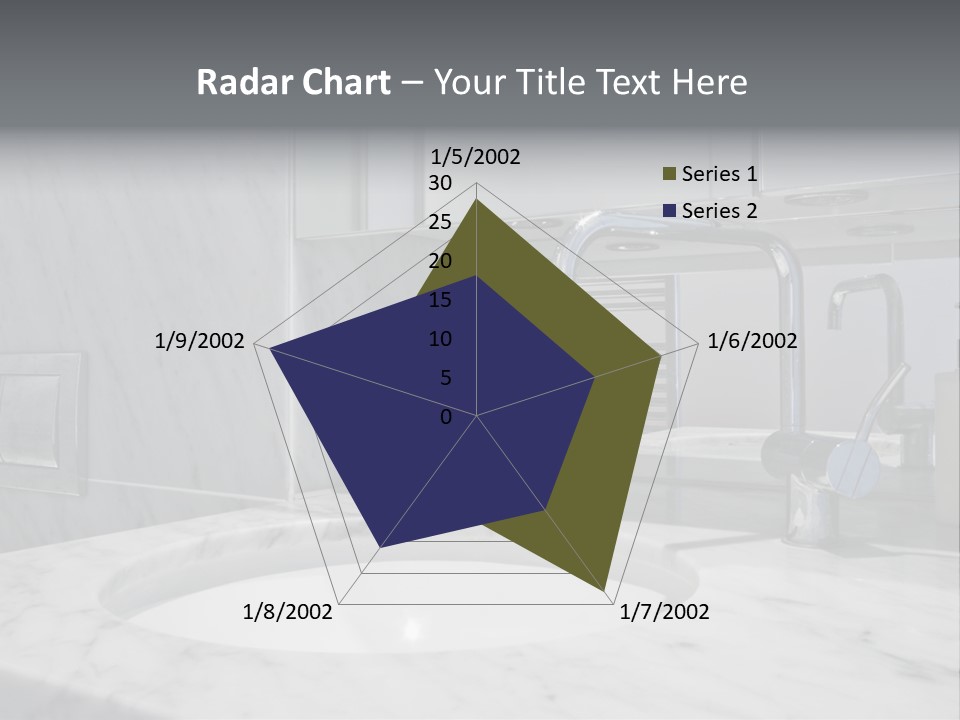 Contemporary Marble Bathroom PowerPoint Template