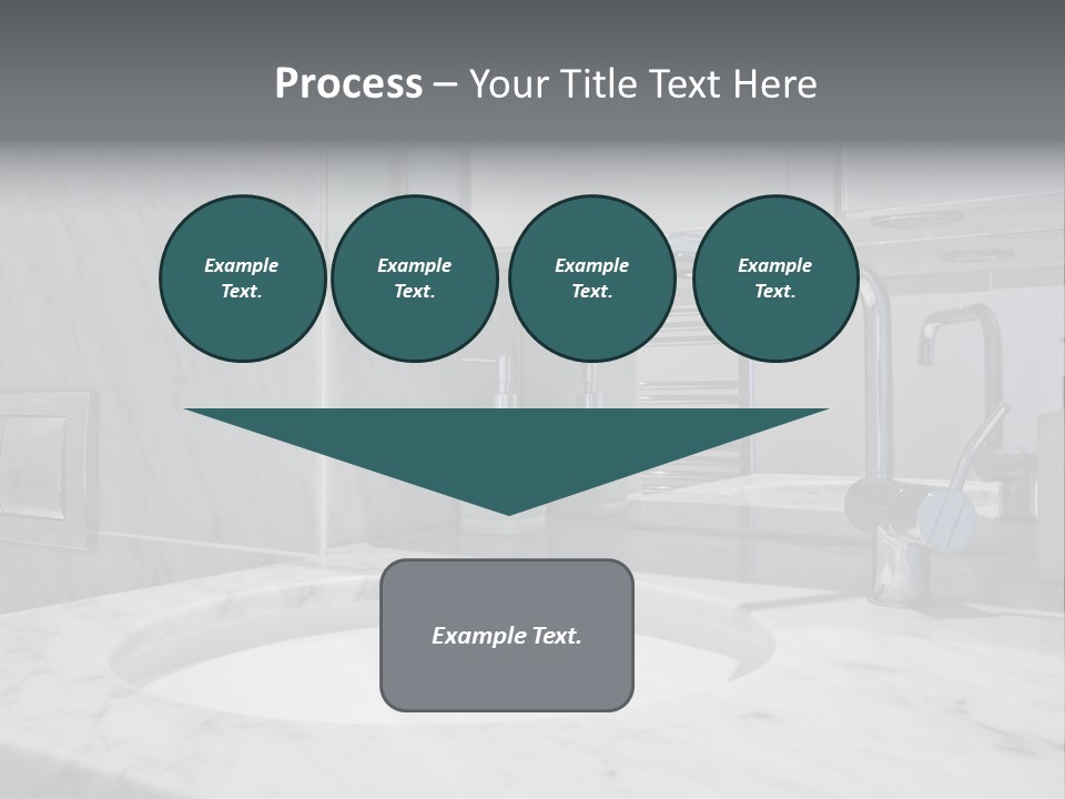 Contemporary Marble Bathroom PowerPoint Template