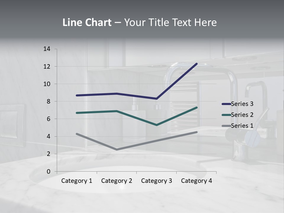 Contemporary Marble Bathroom PowerPoint Template