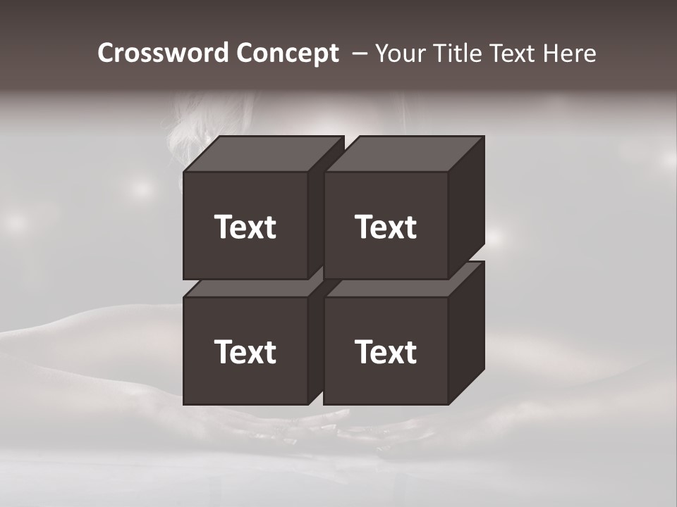 Studio Shot Of Young Blonde Wearing Stylish Sunglasses PowerPoint Template