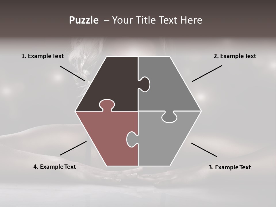 Studio Shot Of Young Blonde Wearing Stylish Sunglasses PowerPoint Template