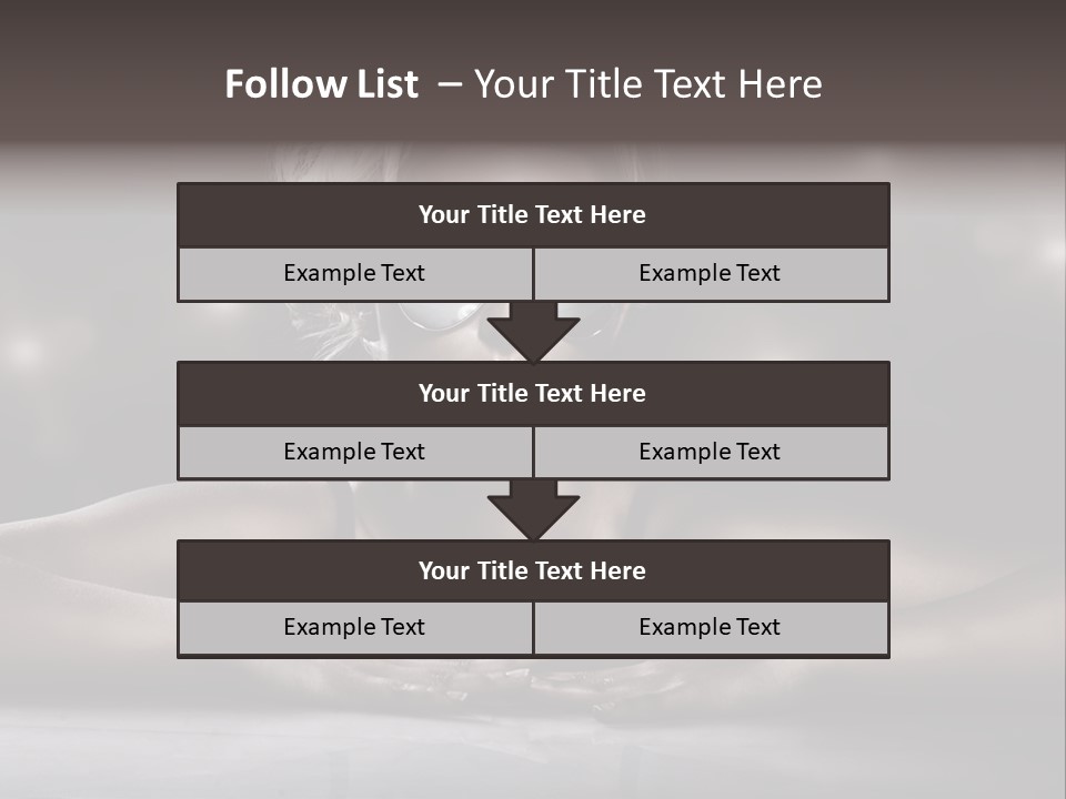 Studio Shot Of Young Blonde Wearing Stylish Sunglasses PowerPoint Template