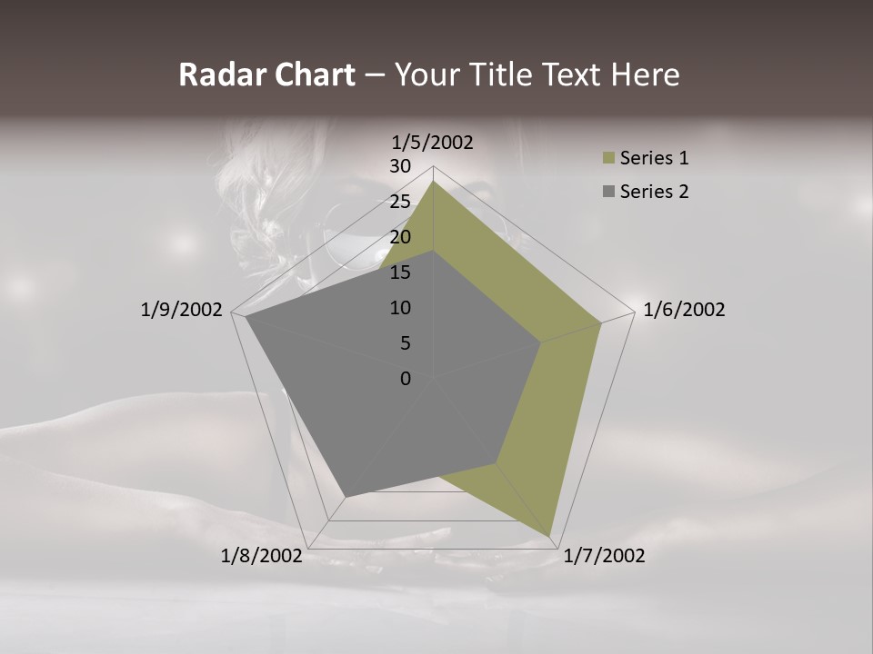Studio Shot Of Young Blonde Wearing Stylish Sunglasses PowerPoint Template