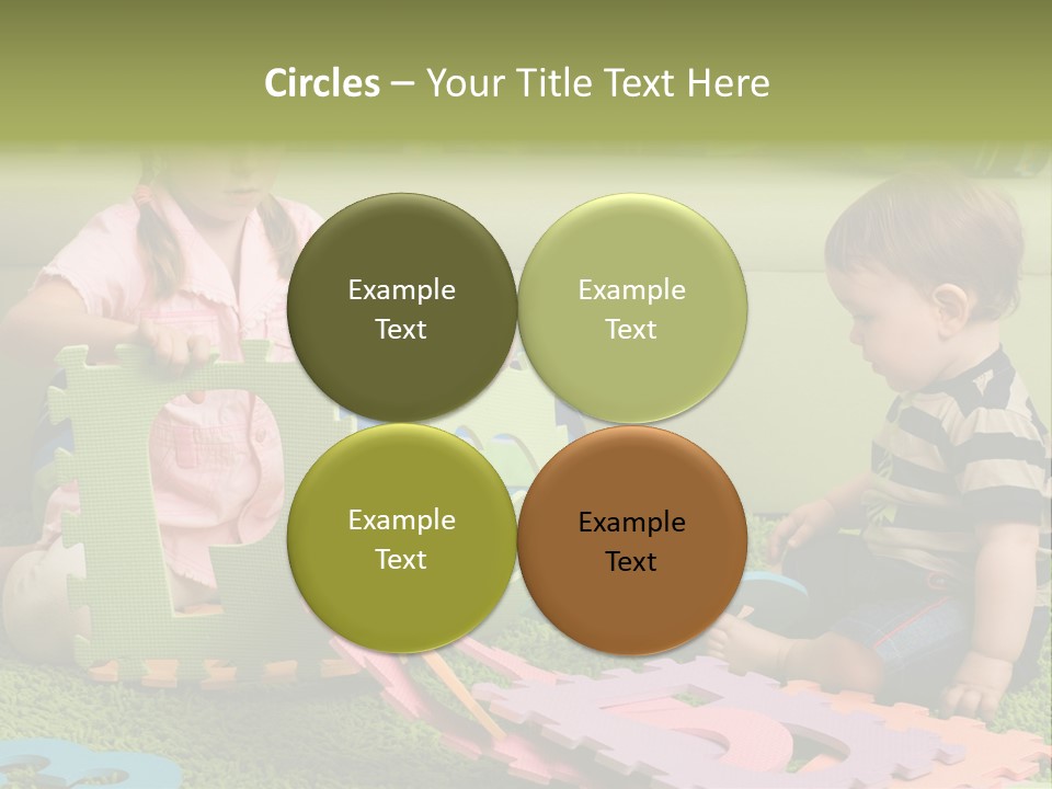 Beautician Touching Perfect Famel Face PowerPoint Template