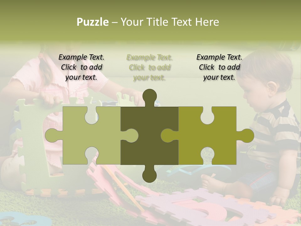 Beautician Touching Perfect Famel Face PowerPoint Template