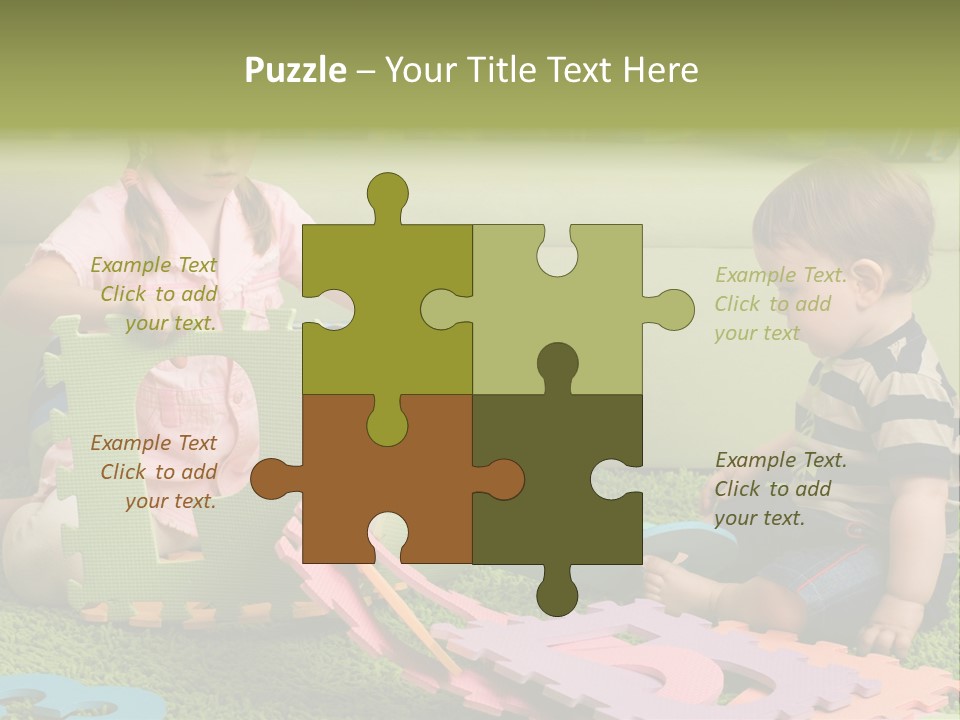 Beautician Touching Perfect Famel Face PowerPoint Template