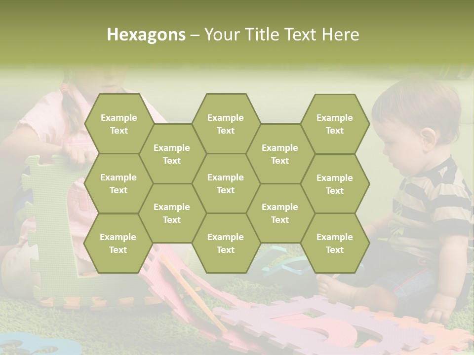 Beautician Touching Perfect Famel Face PowerPoint Template