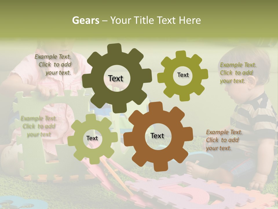 Beautician Touching Perfect Famel Face PowerPoint Template