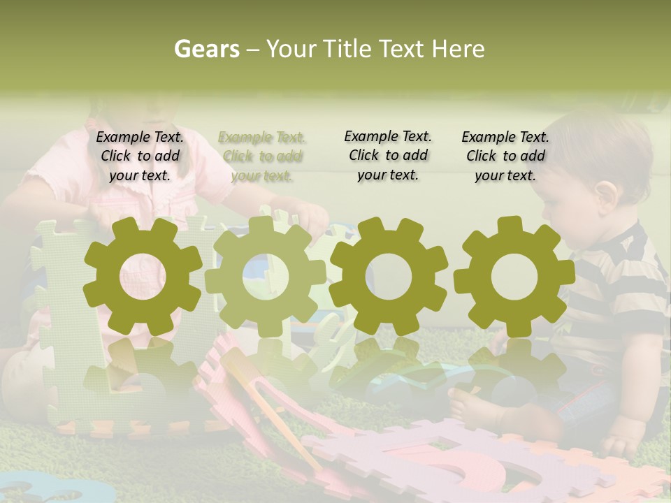 Beautician Touching Perfect Famel Face PowerPoint Template