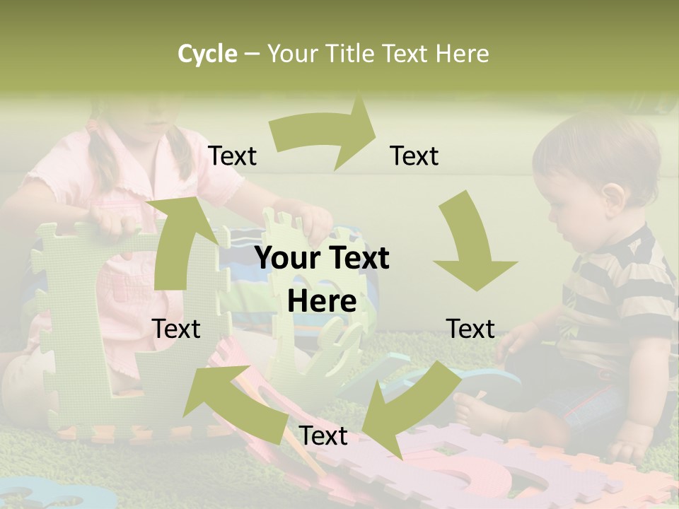 Beautician Touching Perfect Famel Face PowerPoint Template