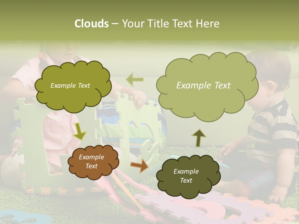 Beautician Touching Perfect Famel Face PowerPoint Template